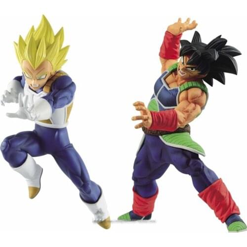 Original Banpresto DBZ Super Chousenshi Retsuden SSJ Vegeta Bardock Collection Action Figure Toys Anime Figurals Brinquedos