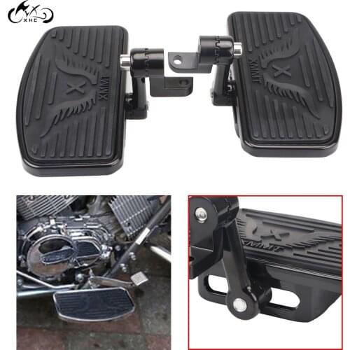 Motorcycle Adjustable Floorboard Footrests Peg Pedals For Harley Dyna Electra Tri Glide FLHT Road King FLHR Sportster 883 1200