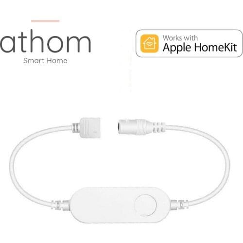 ATHOM Homekit WIFi RGB LED Light Strip Controller 5V-12V Siri Voice Control