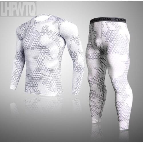 Mens Winter Gear Ski Thermal Underwear Sets Thermo Camouflage Exercise Clothes Sports Pants Snowboarding Shirts And Pants