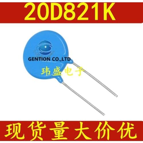 10PCS 20D821K varistor power supply voltage 820v 20 mm diameter in stock 100% new and original