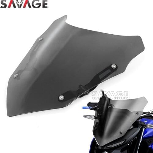 For YAMAHA MT25 MT03 2021 2022 Windshield Windscreen Pare-brise Smoke MT-25 MT-03 Motorcycle Accessories Wind Deflector MT 25 03