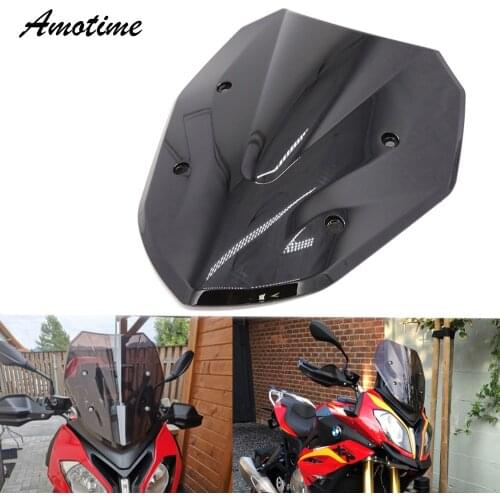 Windscreen For BMW S1000XR S 1000 XR K49 2015 2016 2017 2018 2019 Wind Screen Deflectors Windshield Black Smoke Iridium