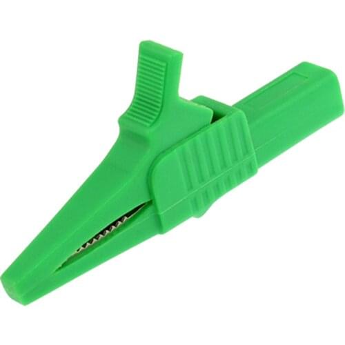 UXCELL 1000V 32A Test Insulation Alligator Clip Green For Multimeter