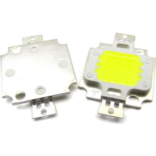 Bright positive white 10W high power LED integrated light source lamp bead double gold wire led 1pcs