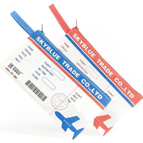 New Fashion airline hostess coin purse women boarding pass wallet zipper around girls special gift wallets