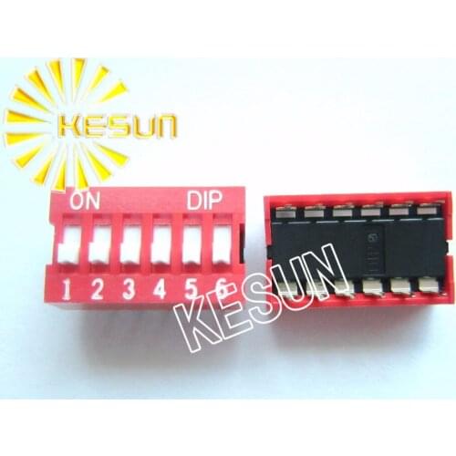 100% Original NDS-06 6P 2.54mm DIP Switch NDS-06-V x 100PCS