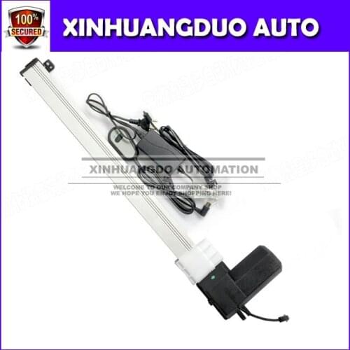 14 inch 350mm stroke slider block Electric linear actuator motor DC 12V 20mm/s Heavy Duty Push 150Kg massage chair TV lift