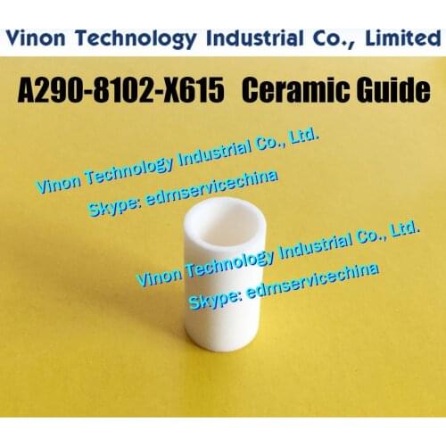 A290-8102-X615 F132 Ceramic Guide Upper D9x0.9x16Hmm for a-A,B,C iA,iB,iC,iD series machines Fa nuc wire guide A2908102X615
