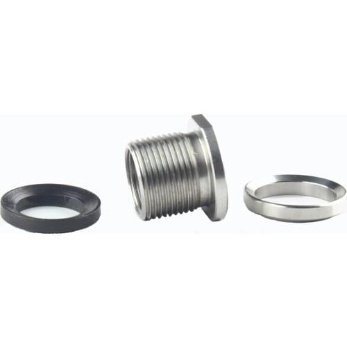 AR15 Anodized Steel Muzzle Brake Adaptor .223 5.56 To .308 Convert 1/2x28 Thread To 5/8x24 With Crush Washer