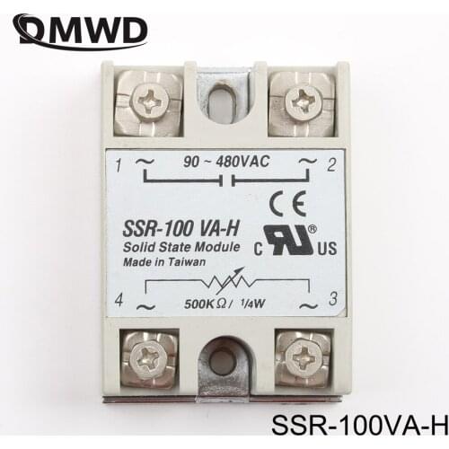 DMWD solid state relay SSR-100VA-H 100A SSR 100VA H Resistance type voltage regulator solid state Resistance Regulator