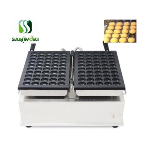 Electric waffle maker machine oval cake baker bubble waffle machine Egg Puff Waffle Iron Making machine non-stick