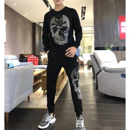 Hot drills Men tracksuit 2020 Spring Winter Casual High Quality Men Fashion Men sets