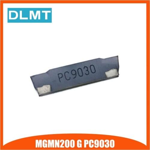 MGMN200 G PC9030 2mm 10PCS grooving carbide inserts MGMN200-G lathe cutter turning tool Parting and grooving tool Parting off
