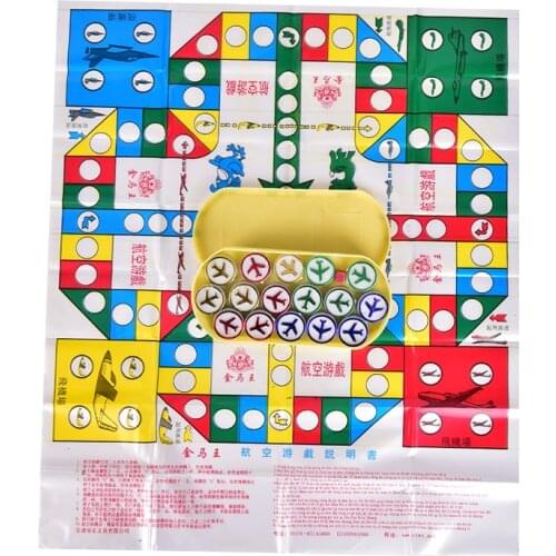 Mini Chess Game Checkerboard Flying Chess Chinese Checkers Magnetic Board Game Set Educational Toy