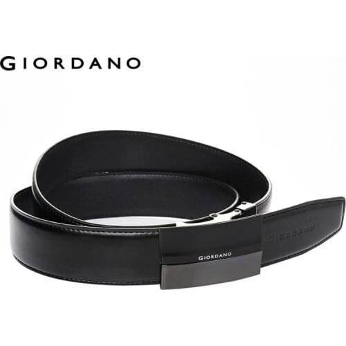 Giordano Men Belt Leather Auto-buckle Belt Zinc Alloy Buckle Belt Ceinture Homme Erkek Kemer Riemen Heren