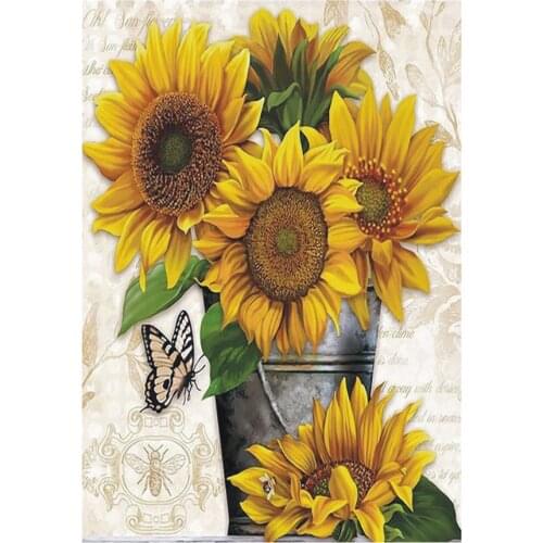 Diamond painting kit, 5D embroidery embroidery painting kit for gem crafts, flower mosaic, round diamond gift