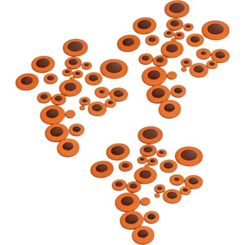 Set of 75 Saxophone Leather Pads Cushion for Yamaha Alto Sax