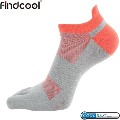 Findcool Five Toes Running Socks Men High Quality Coolmax No Show Socks Breathable