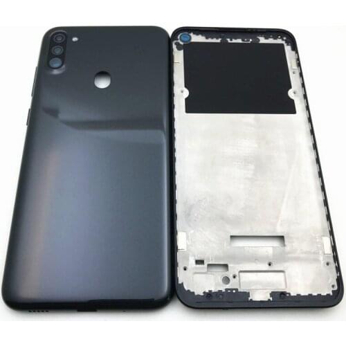 Full Housing For Samsung Galaxy A11 A115 SM-A115F/DSN 2020 Housing Middle Frame With Battery Cover Door Replacement Case