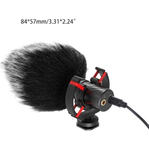 R58A Portable Handheld Wired Mic Machine Home Party Birthday Widely Use Plastic Universal Vocal Presentation Live Broadcast
