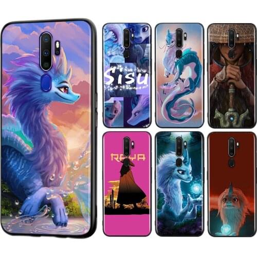 Raya and The Last Dragon for OPPO A11 X A9 A94 A93 A72 A73 A53 S A32 A31 A52 A92 A72 A12E A1K A12 A5 AX7 2020 Black Phone Case
