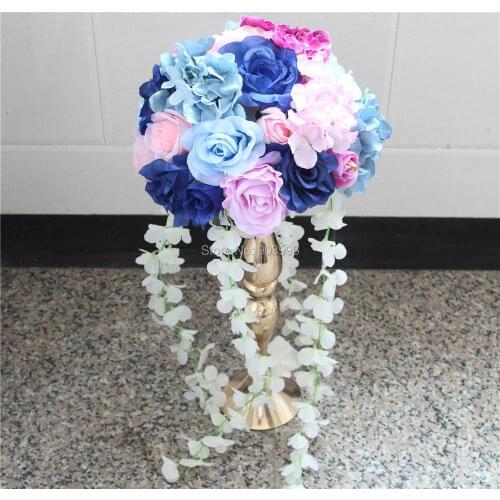 SPR 30cm wedding centerpiece wedding table decoration flowers Rose Pitaya Road lead flower (only the flowers)10pcs/lot