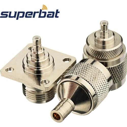 Superbat 3 Type Satellite Radio Coaxial Adapter N to SMB Connector Kit for Car Satellite SIRIUS XM Radio Antenna Pigtail Cable