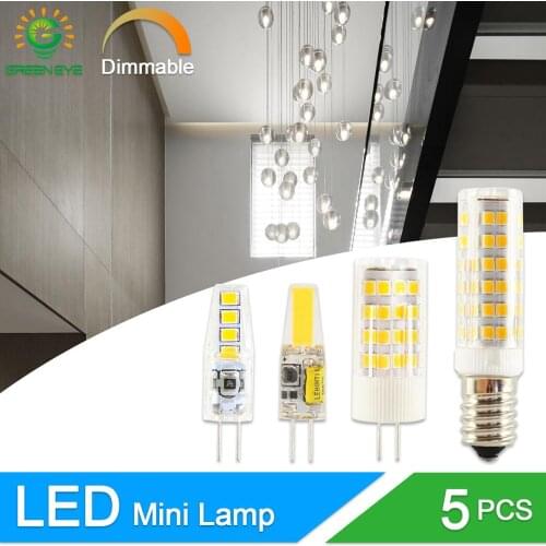 LED G4 Light G9 COB Led Lamp No Flicker Dimmable Ceramic E14 Bulb SMD2835 AC220V DC12V 3W 6W 9W 10W 12W Replace Halogen G4 Lamp