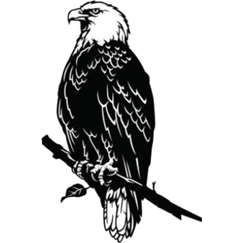 Stainless Steel Bald Eagle Decoration Tree Yard Art Tree Art Garden Art Garden Decoration Silhouette Art Backyard Art