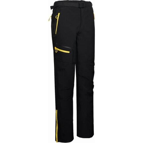 Outdoor Sport Wear Men Hiking Pant Softshell Fleece Trouser Windproof Water Repellent Riding Mountain Climbing Pant Male 2019