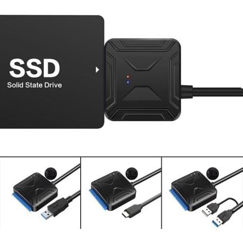 USB 3.0 To Sata 3.5 2.5 Hard Drive Adapter Cable For Samsung Seagate WD HDD SSD