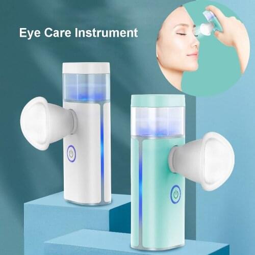 Eye moisturizing device, eye and face nano spray moisturizing device, eye drops, atomized eye care and cleaning device