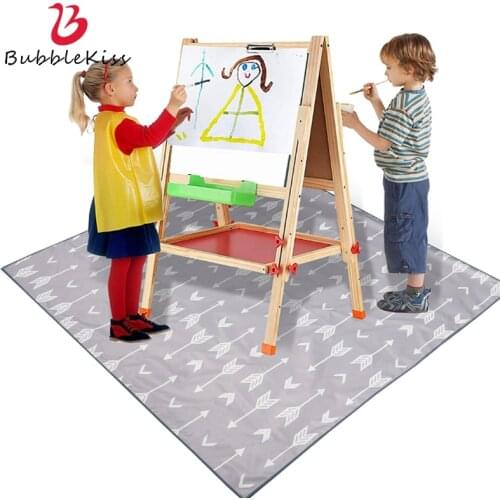Bubble Kiss Modern Style Colorful Rug Picnic Table Mat Waterproof Machine Wash Non-Slip Childrens Game Crawling Mat Carpet