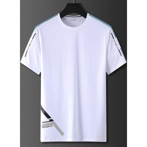 High Quality Breathable T Shirt for Men Running T Shirt Fitness Quick Drying Training Clothes Bodybuilding Sports Shirts Tops