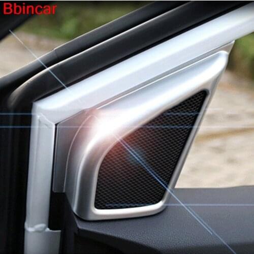 Bbincar Interior Accessories Inner Door Front A Pillar Tweeter Speaker Horn Frame Sticker For Chevrolet CAVALIER 2017 New