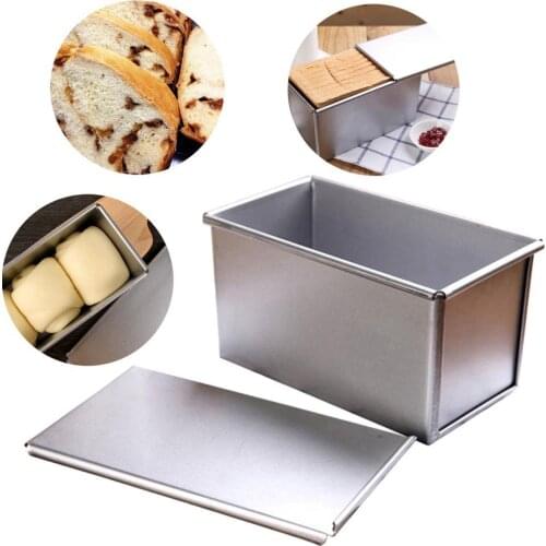 Aluminum Toast Baking Mould Non-stick French Bread Loaf Pan Cake Mold Chocolate Maker Oven Tray Baking Pastry Tools