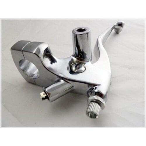 Freeshipping 1" Chrome LEFT Handlebar Hand Controls Brake Clutch Skull Lever for Yamaha