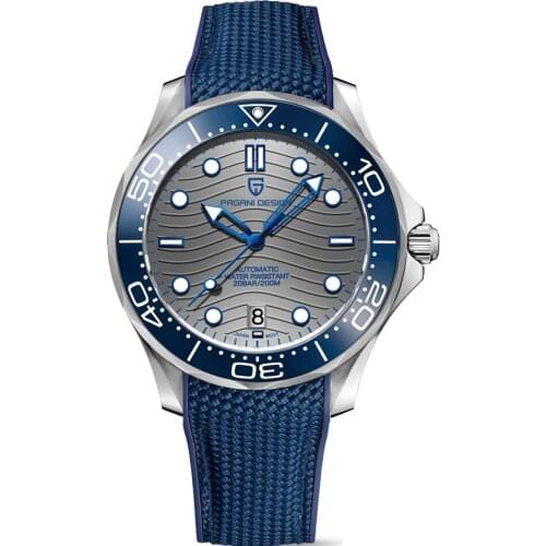 2021 New PAGANI DESIGN Top Luxury Automatic watch men mechanical wristwatch NH35 200M Diver watch for men Sapphire mirror clock