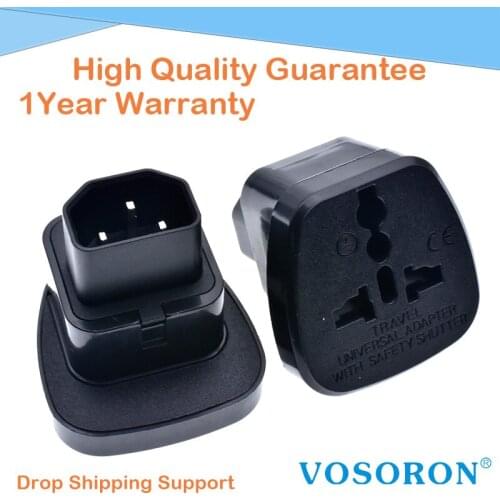 Universal Converter UK USA AU Euro to G2016 Universal to IEC 320 C14 Plug Adapter 125~250ER Germany Plug AC Power Travel Adapter