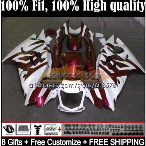 Injection Body For HONDA CBR 600F3 CBR600FS CBR600F3 11CL.86 CBR600 F3 95 96 CBR 600 CC FS F3 1995 1996 OEM Fairing Dark red