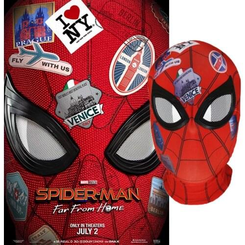 Black Raimi /Far From Home/Into the Verse/Masks superhero Cosplay Costumes Mask Superhero Halloween