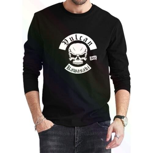 Motorcycle rockers rock Logo Classic Black T-Shirt 2021 Newest Summer Mens Long Sleeve Popular Tees Shirt Tops Novel Unisex