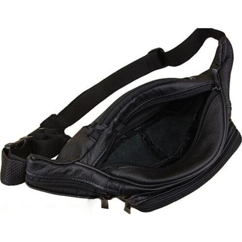 Mens Waist Fanny Pack Belt Bag Leather Outdoor Sport Small Waist Packs