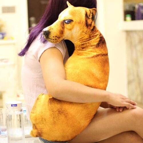 40cm 60cm 90cm Plush Dog Toy Creative Simulation Dog Toy Plush Doll Plush Cartoon Character Cushion Washable Pillow