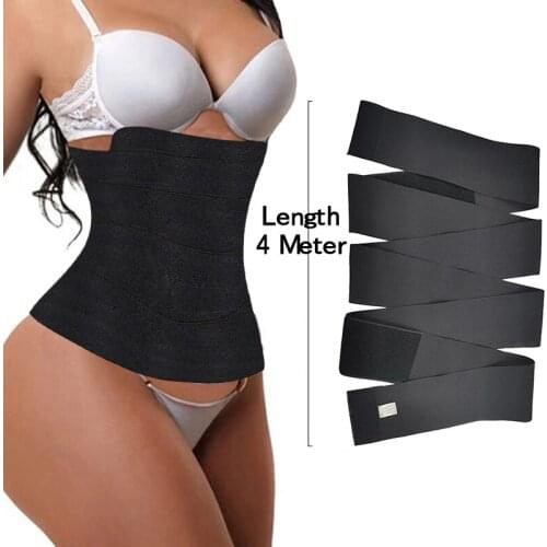 Body Shaper Fajas Elasticity One Size Free Size Waist Trainer Slimming Tummy Control Wrap Belt Bands Cincher Shaperwear Belt