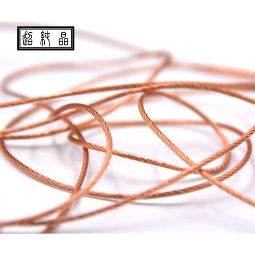 PU 7N single crystal copper 160 core (single strand conductor 23AWG diameter OD: 1.2mm)