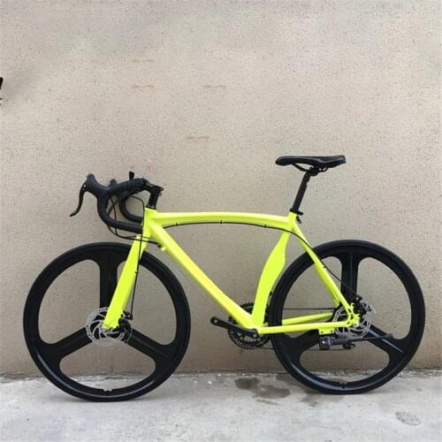 16 Speed Road Bike 700C Aluminum Alloy Frame Double Disc Brake Student City Bike Curved Or Straight Handlebar Racing Bicycle