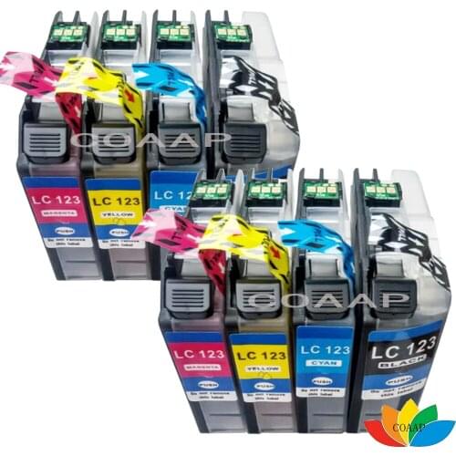 8PK Compatible ink cartridge LC123 LC125 LC129 for Brother MFC-J4410DW J4510DW J4610DW J4710DW J470DW J6920DW J870DW J245 J650DW