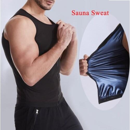 Sauna Sweat Vest for Women Waist Trainer Vest for Men Sweat Tank Top Shaper Women with Zipper Sport Workout Shapewear Shapers